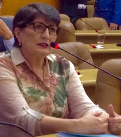 Maria Mendon�a cobra condi��es de trabalho para que PM consiga garantir seguran�a � popula��o (Foto: Assessoria Maria Mendon�a)