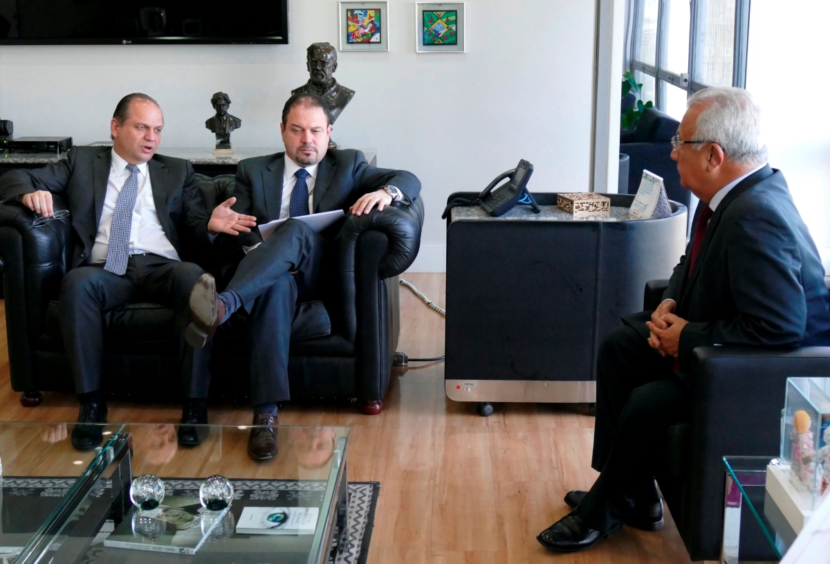 Jackson Barreto solicita mais recursos ao Minist�rio da Sa�de (Foto: Roque S�/ASN)