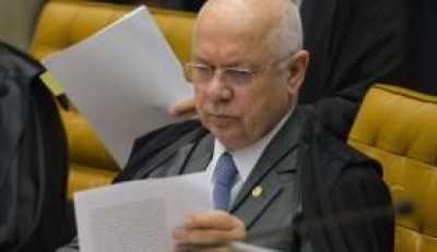 O ministro Teori Zavascki liberou para julgamento den�ncia contra a senadora Gleisi Hoffmann e o ex-ministro Paulo Bernardo (Foto: Jos� Cruz/Ag�ncia Brasil)
