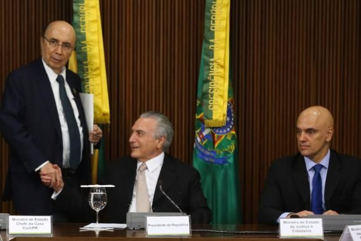 Michel Temer coordena primeira reuni�o com sua equipe ap�s tomar posse na Presid�ncia da Rep�blica (Imagem: Valter Campanato/Ag�ncia Brasil)