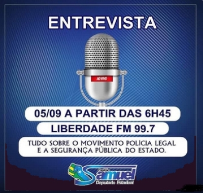 Capit�o Samuel e coronel Iunes se enfrentaram na Liberdade FM - Imagem: Liberdade Sem Censura
