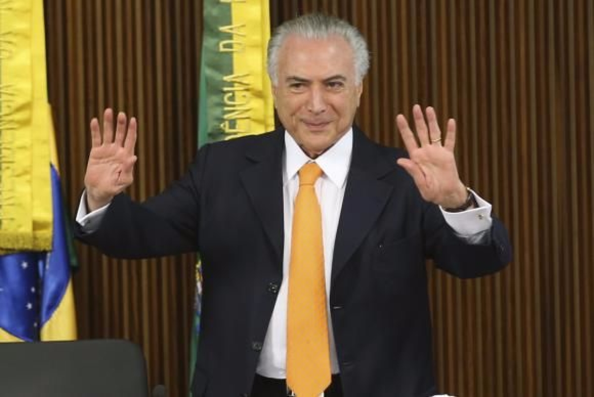 Michel Temer diz que vai combater vers�es que circulam nas ruas e redes sociais sobre retirada de direitos trabalhista (Imagem: Antonio Cruz/Ag�ncia Brasil)