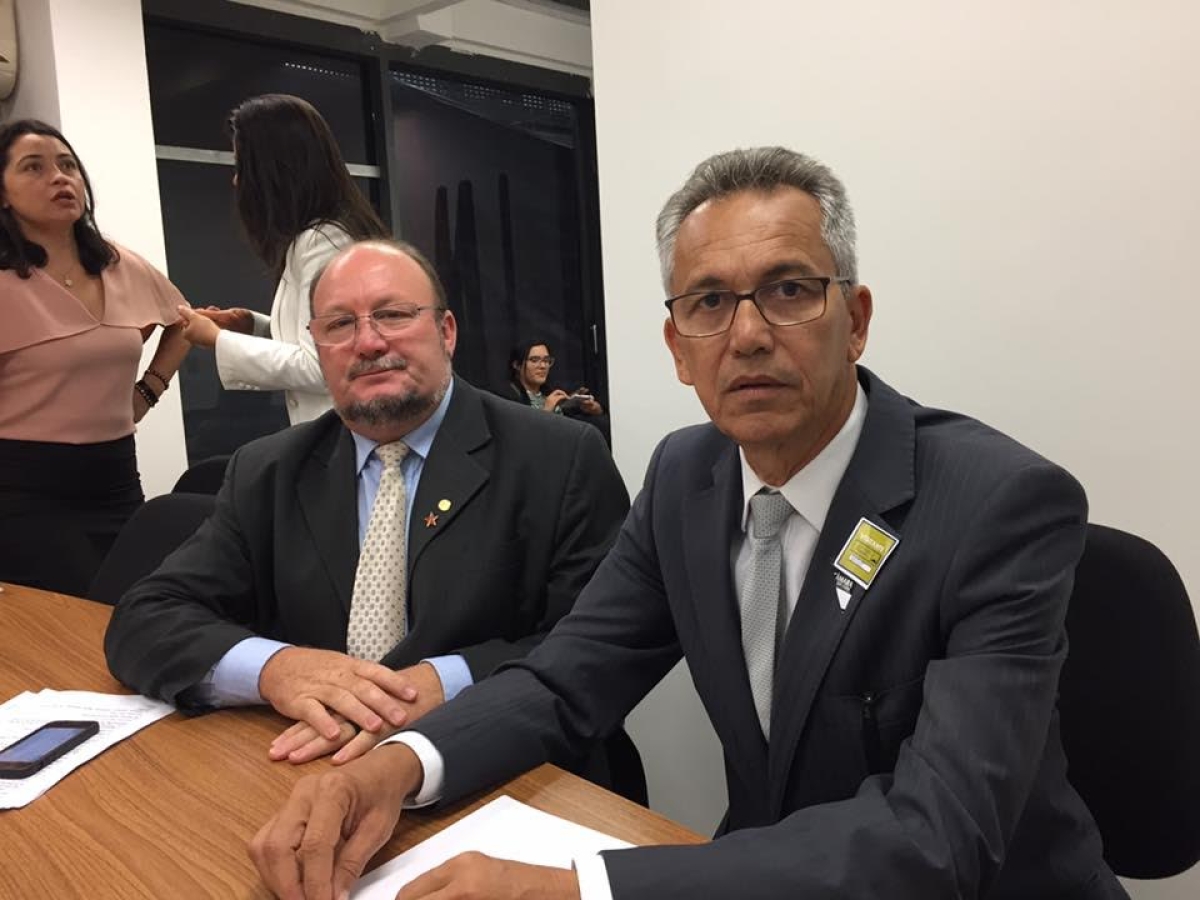 Em Bras�lia, Marcos Santana busca recursos para S�o Crist�v�o (Imagem: Assessoria Marcos Santana)