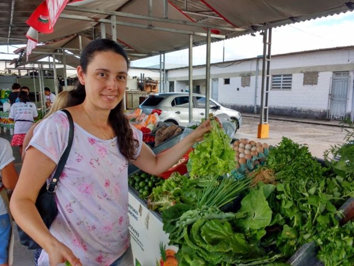 Feira da Agricultura Familiar acontece no estacionamento da Semarh nesta sexta, 21 (Imagem: Semarh/SE)